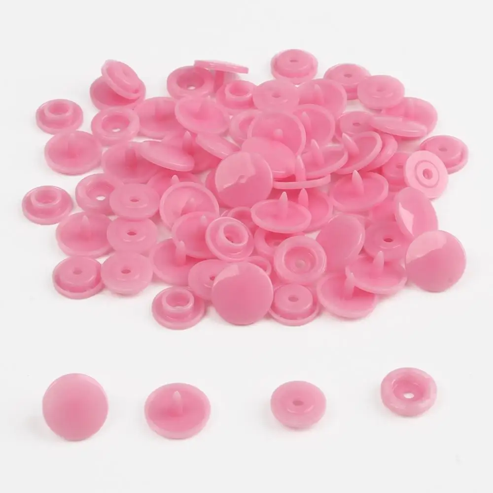 20 комплектов KAM T5 12 мм круглые пластиковые застежки кнопки застежки пододеяльник лист кнопка аксессуары для одежды для детской одежды Зажимы - Цвет: Pink
