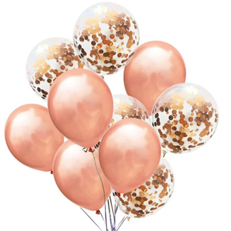 Йориу 10 шт. воздушные шары на день рождения воздушный шар "Конфетти" латексный шар с днем рождения Свадебные украшения балон для душа для мальчиков и девочек