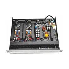 D6 2 канальный цифровой Мощность Фул усилитель аудио усилитель с класса TD Bridgeable Мощность для PA громкоговорящей связи объявить(черный