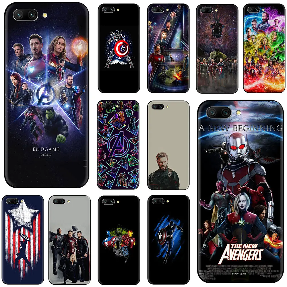 

Marvel Superheroes TPU Case for Huawei Honor 10 8 9 Lite 6A 7A Pro 7c 7x 8c 8x Nova 3 3i Y9 Y7 Y6 Y5 Prime