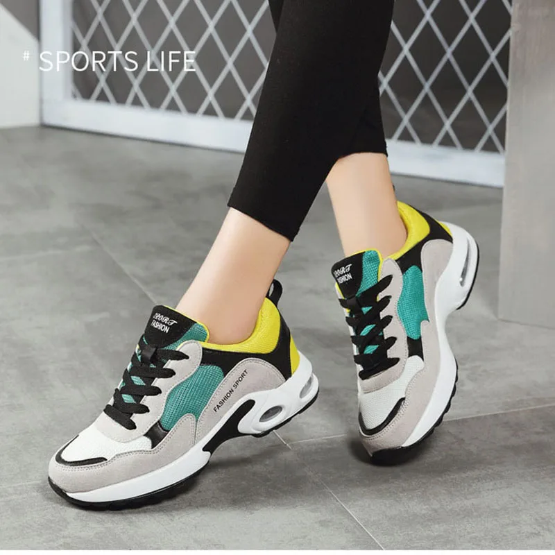 Women Spring Fashion Casual Shoes Breathable Damping Female Comefortable Women's Vulcanize Shoes Ladies Walking Sneakers Women's Shoes
