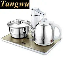 Автоматический Верхний электрический чайник для воды насос 304 чайный набор из нержавеющей стали