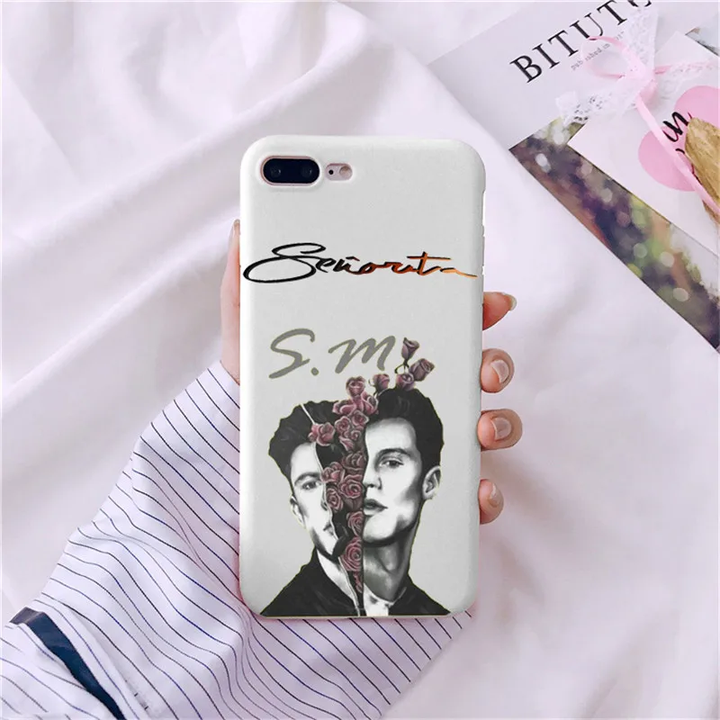 Camila Mendes Shawn Cabello Senorita Colorido силиконовый чехол для телефона ipone 5 SE 6 7 S 8 Plus X XR XMax Fundas Coque - Цвет: TPU