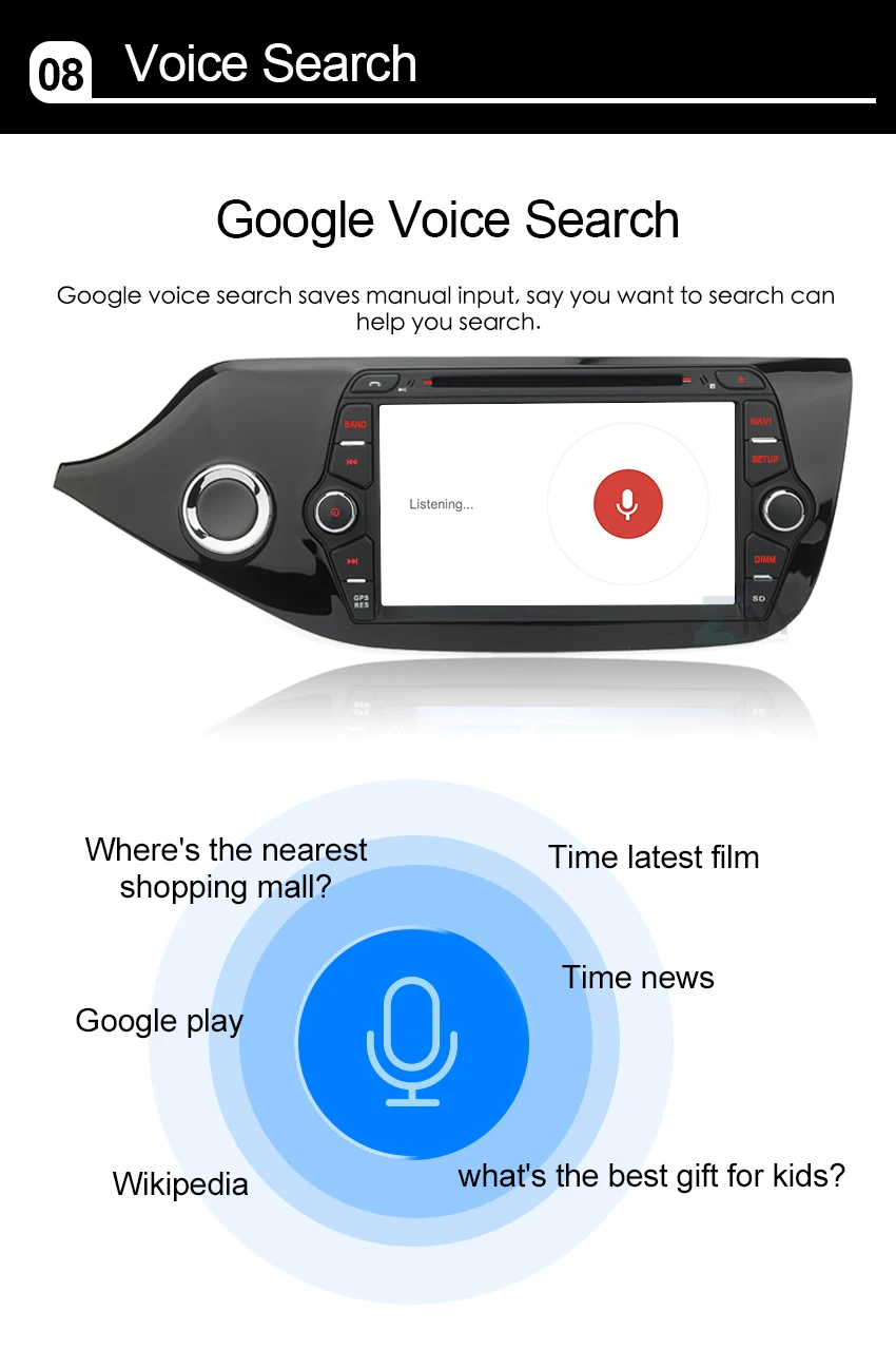 Flash Deal 8" HD Android 8.1 Car DVD Stereo For Kia Ceed 2012 2013 2014 2015 2016 2017 Auto Radio FM RDS WiFi GPS Navigation Reverse Camera 9