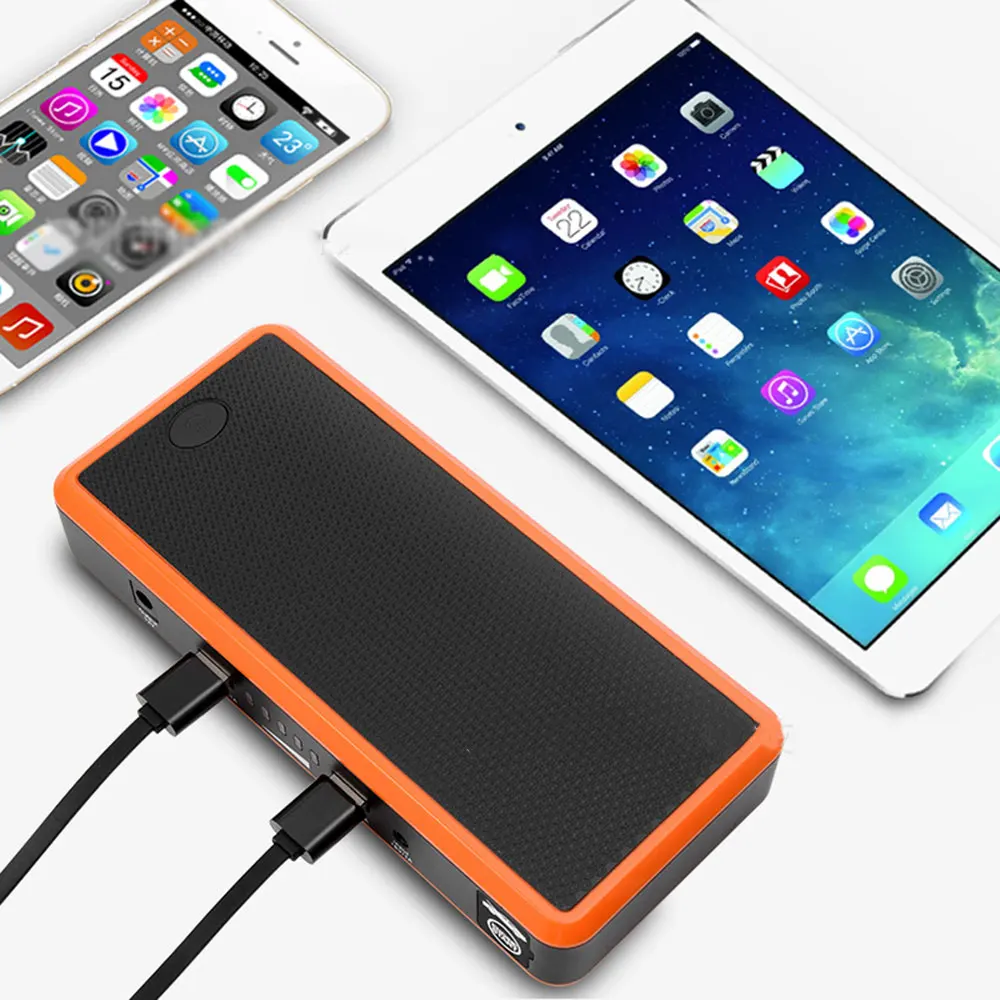 Vehemo Portable Car Jump Starter Kit 15V 1A Battery Charger Automobile DIY Multi-Function Charger Booster Emergency No Battery