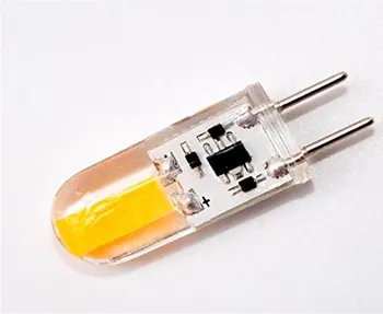 

5PCS 4W GY6.35 Pin Silicone COB LED Crystal Spotlight Bulb ,Dimmable led corn crystal chandelier Bulb AC/DC 12V Energy Saving
