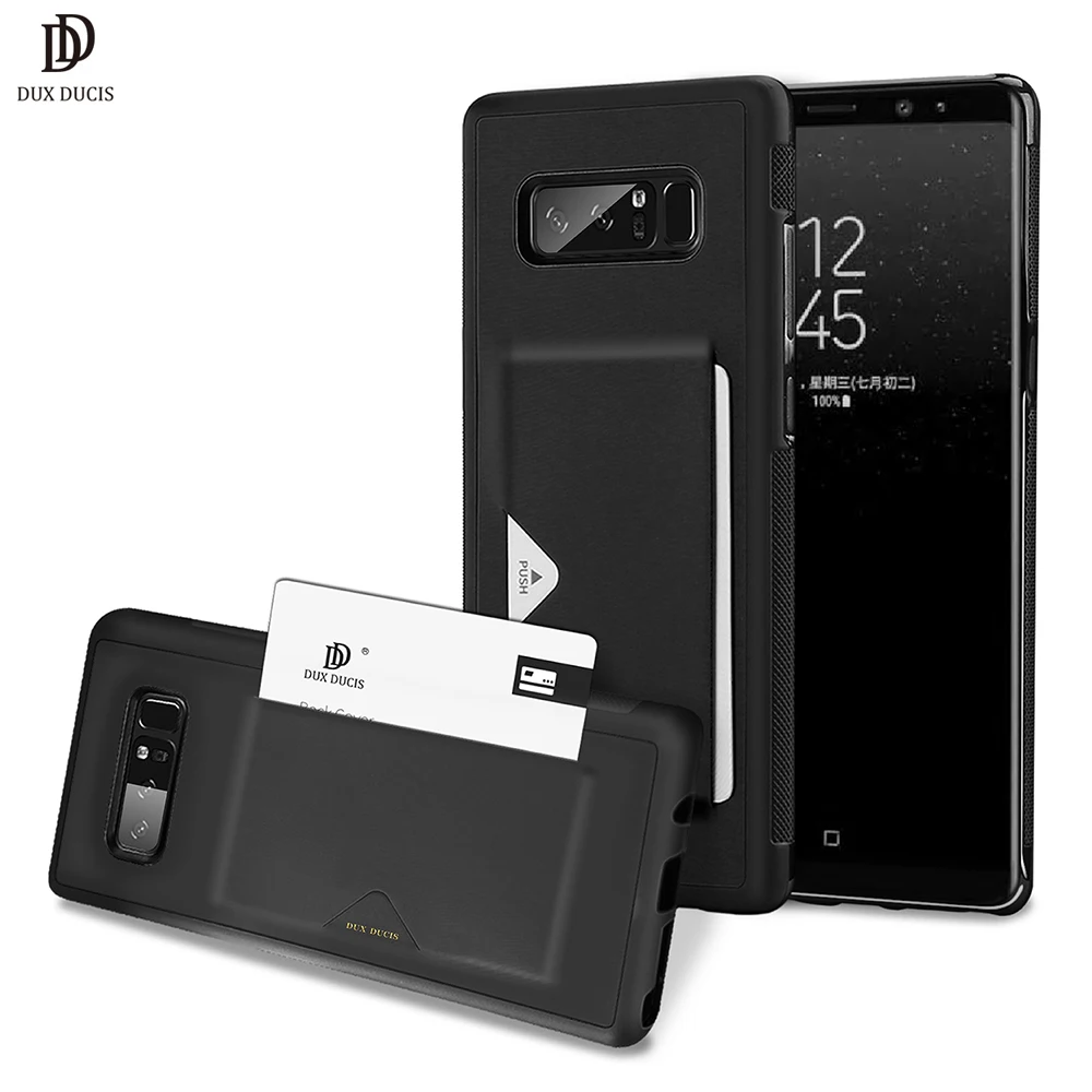 DUX DUCIS PU Leather Card Case for Samsung Galaxy Note 8 Wallet Card Slot Back Cover for Samsung
