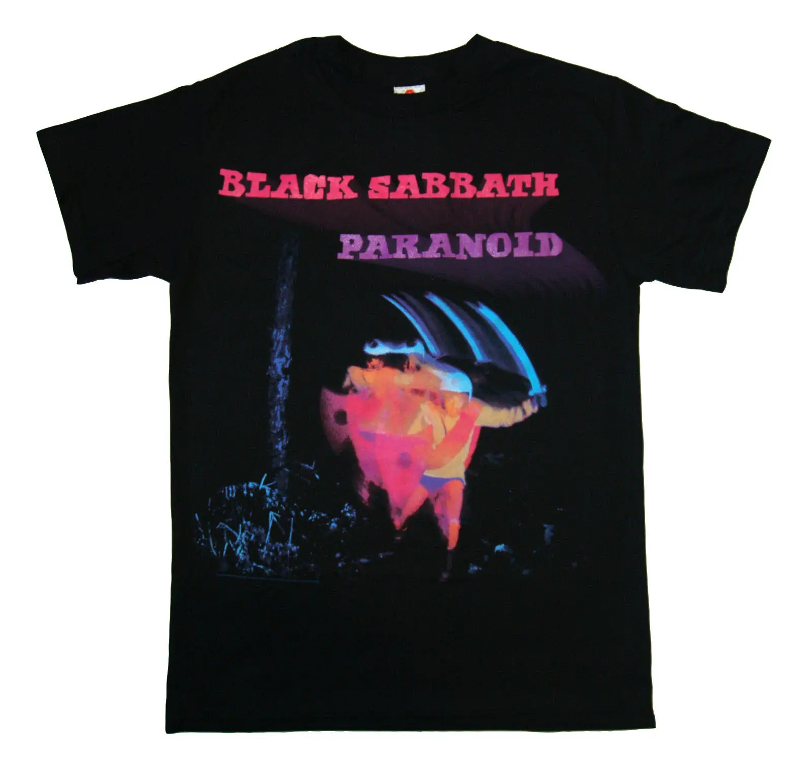 BLACK SABBATH Paranoid футболка S M L XL 2XL фирменная Новинка Официальная с круглым вырезом