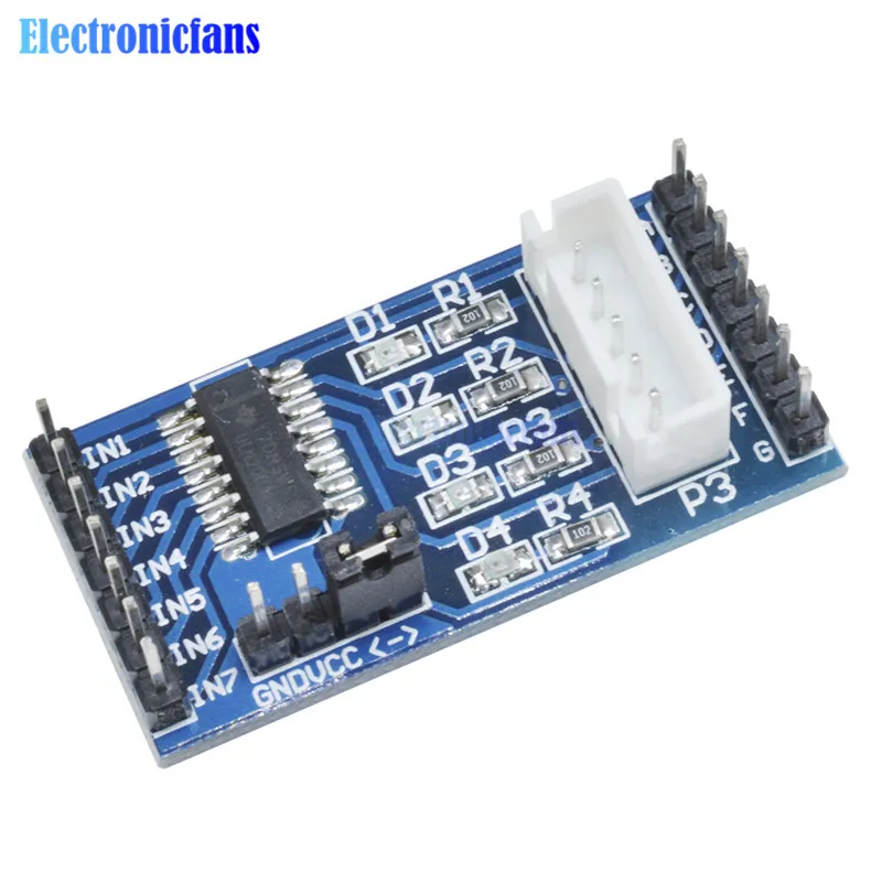 10 шт. Драйвер шагового двигателя Доска модуль ULN2003 для 5V 4 фазы 5 линия 28BYJ-48 для Arduino