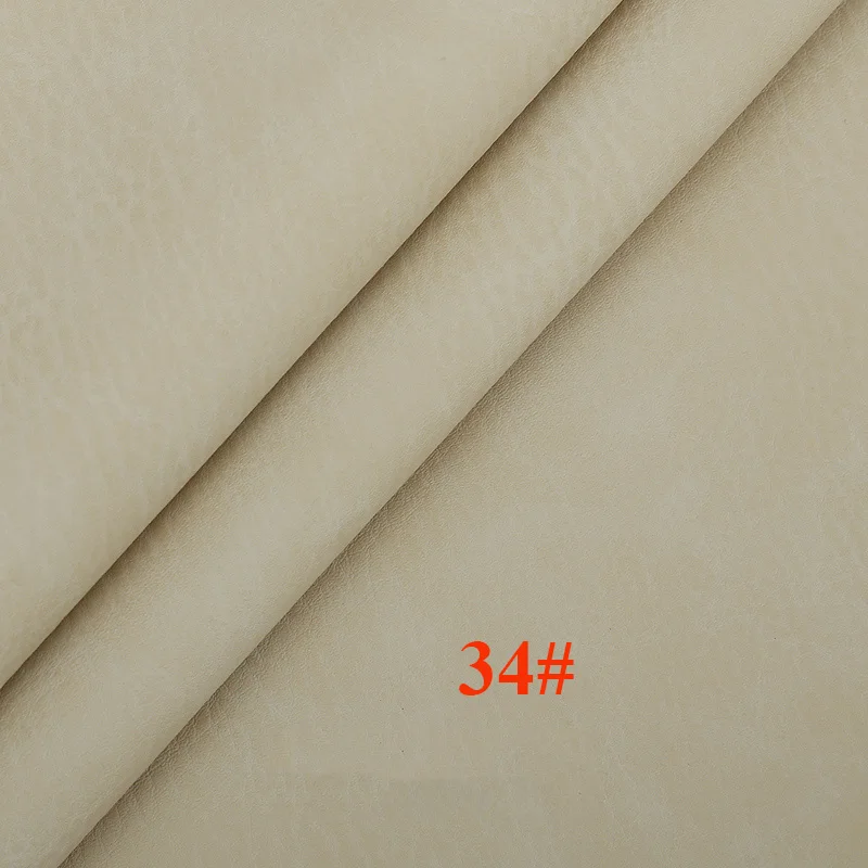 Meetee 100*138cm Faux Artificial Synthetic Leather Fabric for Sewing DIY Bag Shoes Sofa Material Home Decor Accessories - Цвет: 34