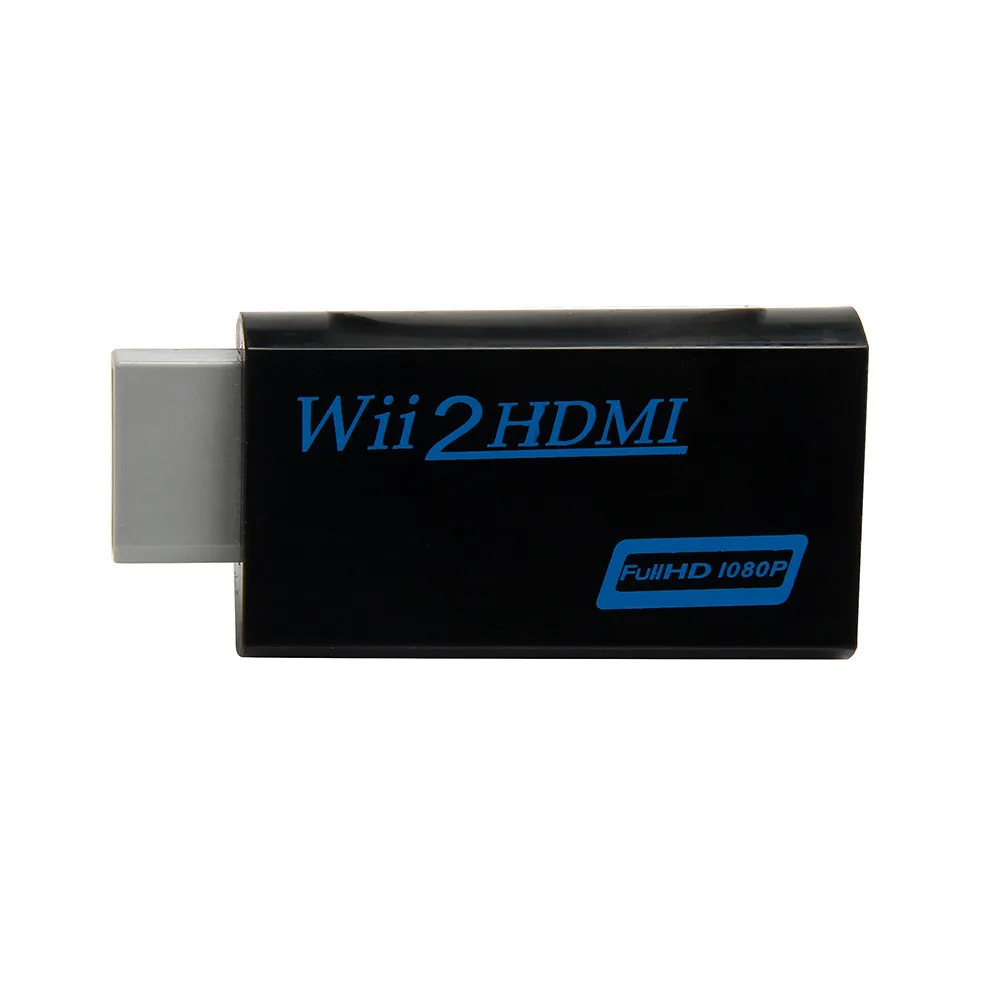 Для wii в HDMI адаптер конвертер Поддержка FullHD 720P 1080P 3,5 мм аудио для wii 2 HDMI адаптер для HDTV Горячая