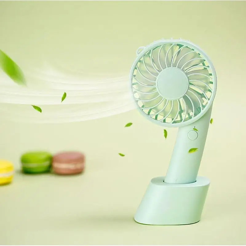 

Original Handheld USB Charging Electric Rechargeable Mute Mini Desk Cooling Fan 3 Speed Regulation Air Cooler for outdoor