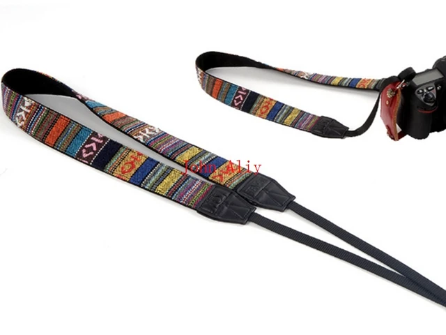SLR DSLR 캐논 카메라 액세서리용 내구성 코튼 카메라 스트랩, 실용적인 빈티지 스트랩, 로트당 500 개