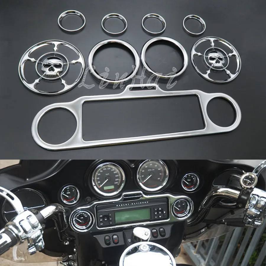 Чехол для Harley Ultra Classic Touring Electra Glide 1996 2013|speaker calculator|ring rosaryspeaker grill |