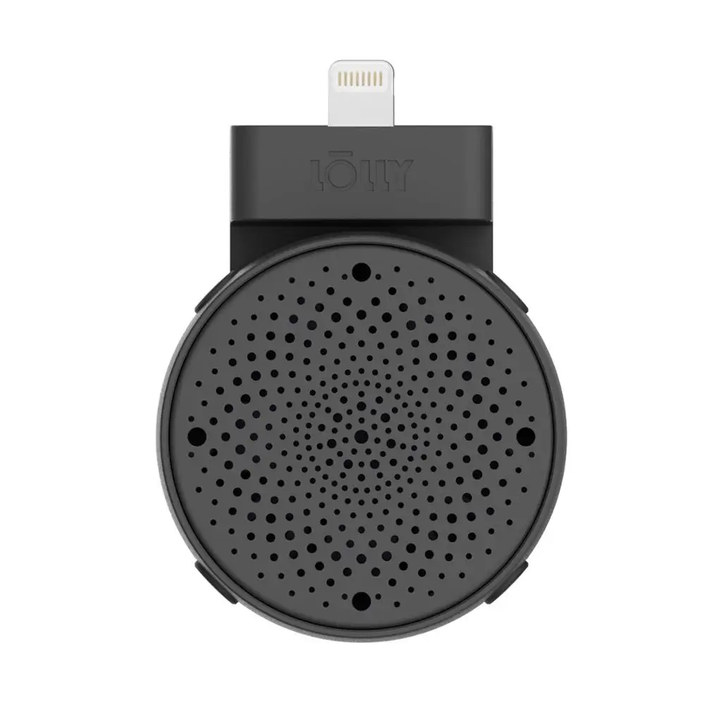3D стерео микрофон для телефона iOS 9 до 12 устройств iPhone iPod запись караоке микрофон беспроводной профессиональный конденсаторный микрофон - Цвет: Черный