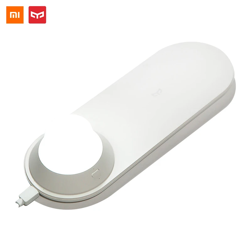 Xiaomi Yeelight Беспроводной Зарядное устройство с светодиодный ночной Светильник магнитное притяжение Быстрая зарядка для iPhone Xiaomi samsung huawei phones31