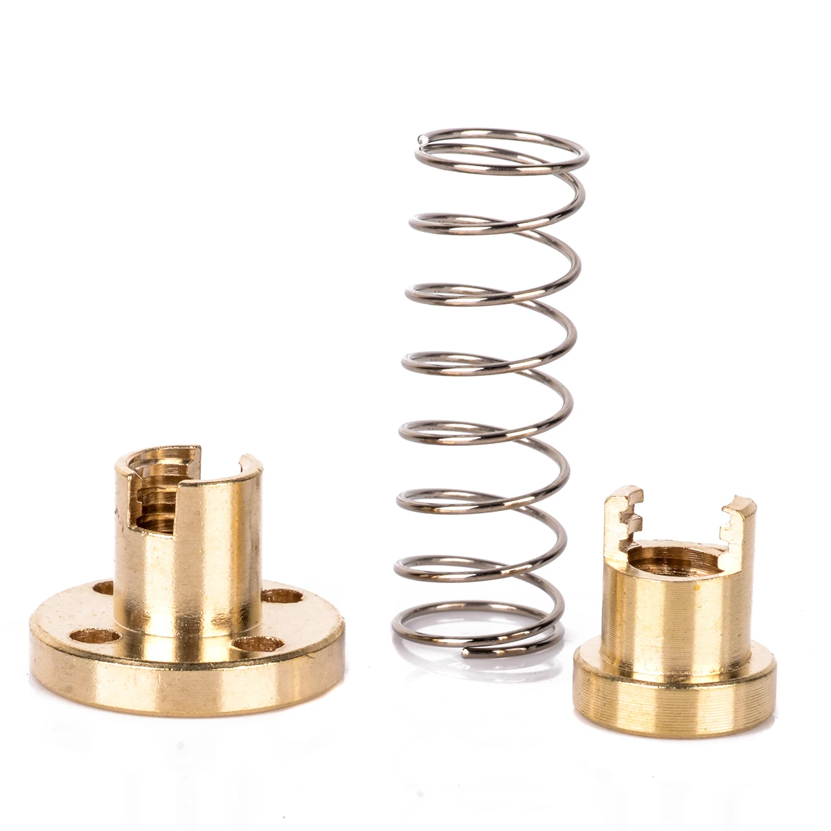 1 Set T8 Brass Anti Backlash Spring Loaded Nut For 2mm Acme Threaded Rod Lead Screws 3D printer Reprap Z axis