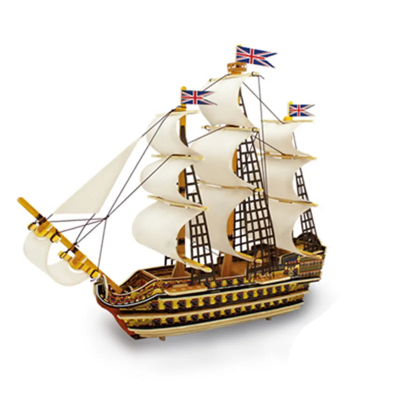 

DIY Blocks Ship Series Model Building Blocks Bricks Educational Toys Gifts