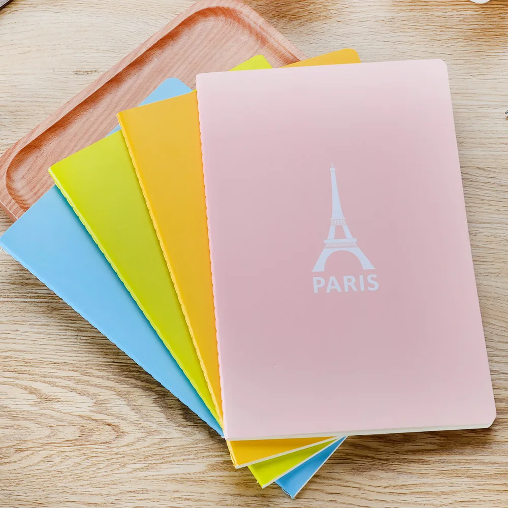 A5 4pcs/lot cute colorful notebooks daily memo notepad kids school