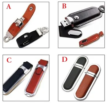 

USB FLASH DRIVE High speed USB 3.0 Pendrive 8gb 16gb 32gb 64gb 128gb Leather memory stick pen drives (Custom LOGO)