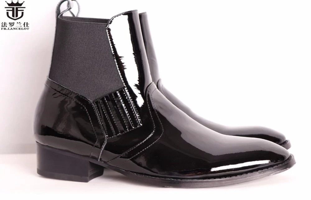 high end leather boots