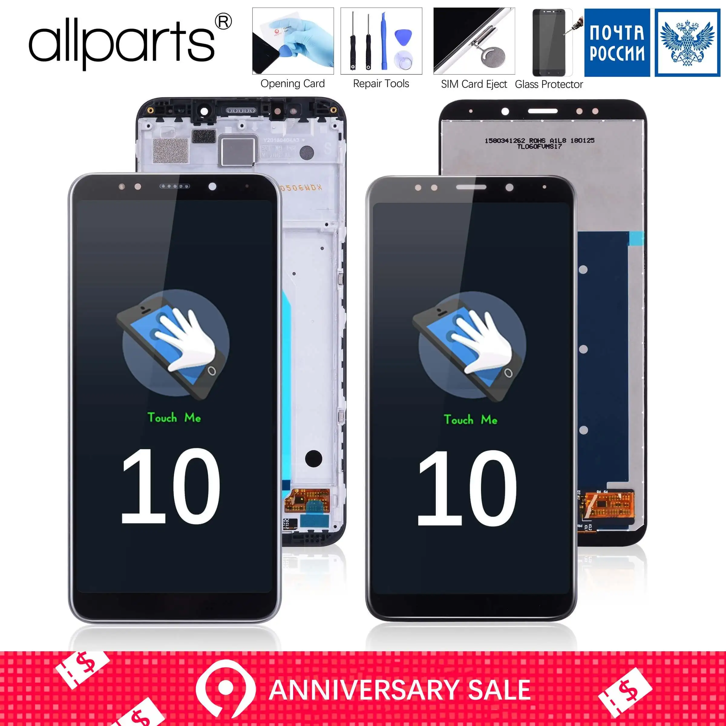 

10-Touches 5.99" Original Display For Xiaomi Redmi 5 Plus LCD Touch Screen with Frame For Xiaomi Redmi 5 Plus LCD