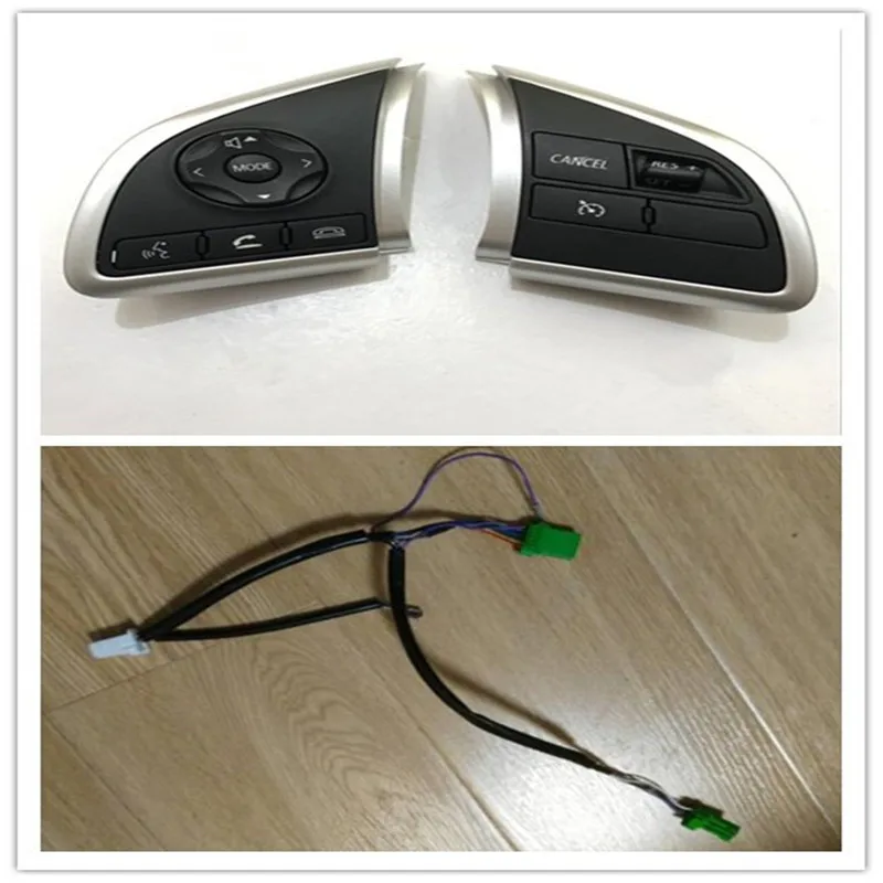 

For ASX (2010-2012) & FOR Mitsubishi Outlander (2013-2016) steering wheel control buttons with cable car -styling buttons