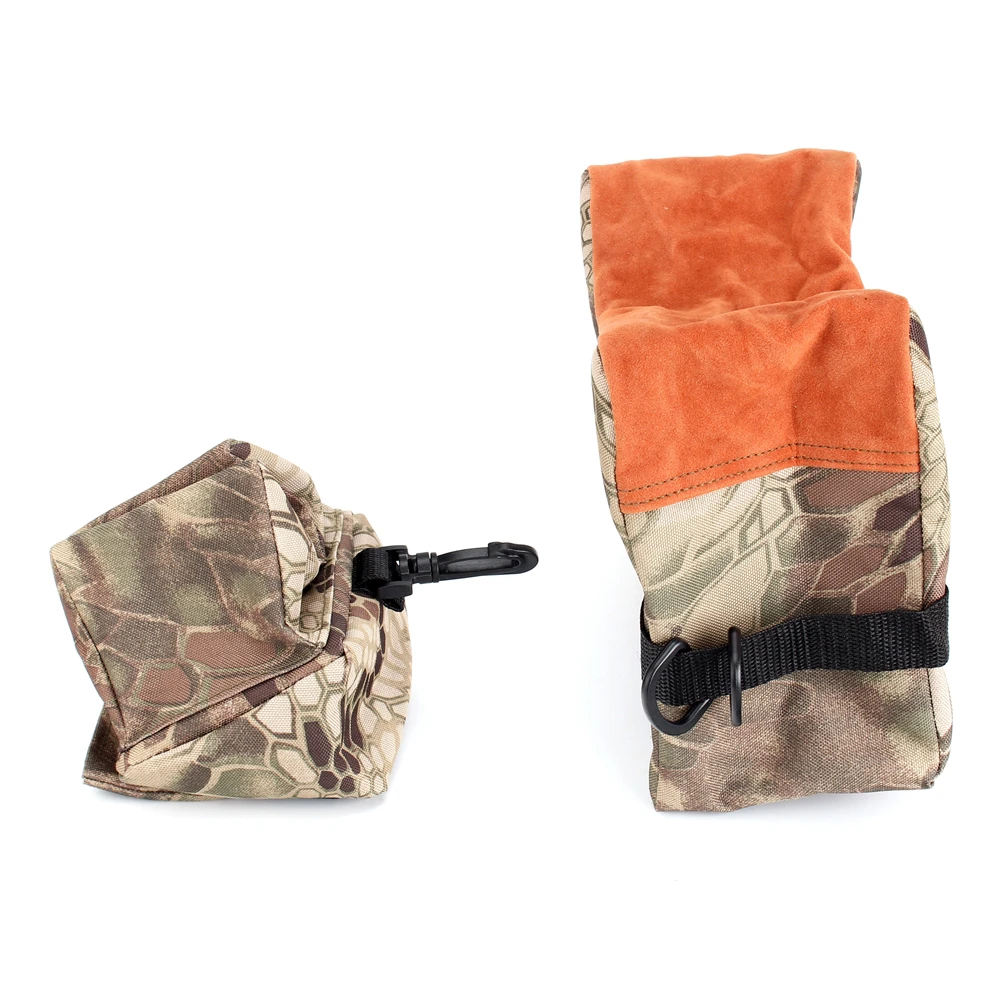 ohhunt Front and Rear Shooting Rest Bag Set Portable 600D Oxford Hunting Accessories Black Army Green Camouflage (11)