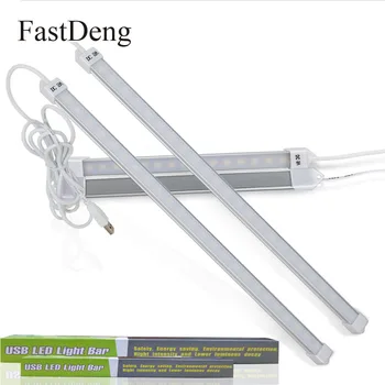 

18CM 35CM Usb Led Rigid Bar Lights Portable Hard Led Desk Lamps With Switch Night School Reading Book Desk Lighting Bulb Magnets