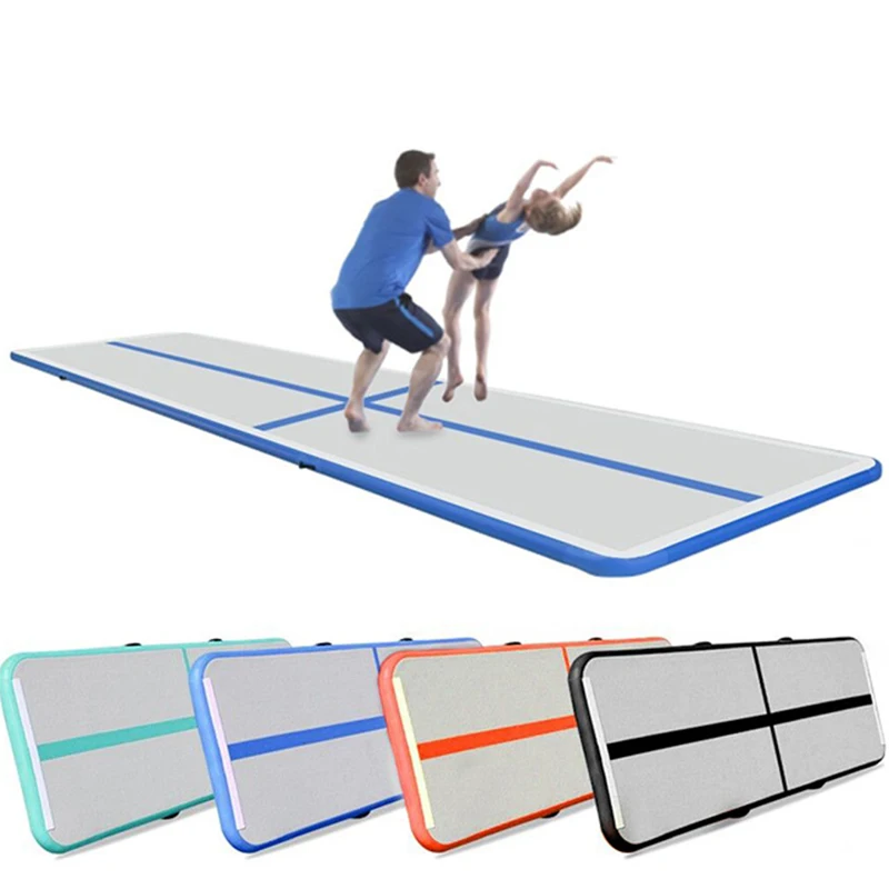 

Gofun AirTrack Air Tumbling Track Training Gymnastics Mats Set Inflatable Balance Equipment Exercise 100*300*10cm 9Colors