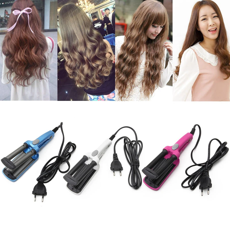 3 tong curling wand