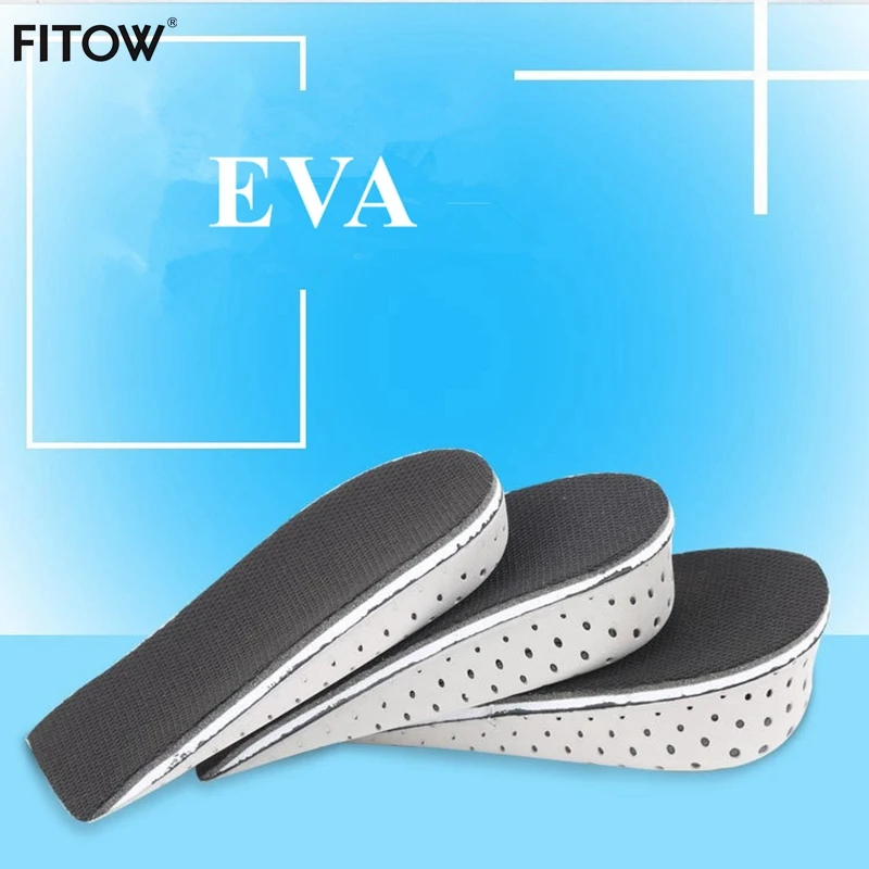 Unisex Height Increasing Orthotics Half Insoles Pad Height Cushion Taller Male Female Footwear Shoes Height Cushion Taller