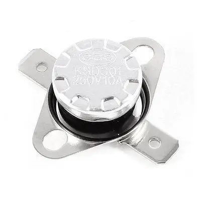 

KSD301 AC 250V 10A 115C Celsius NC Temperature Control Switch Thermostat