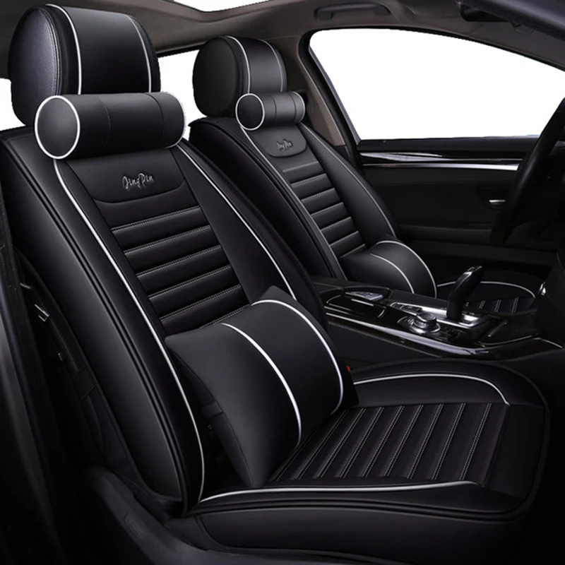 LCRTDS универсальный кожаный чехол для автомобильного сиденья vw volkswagen Golf iv v vi vii jetta 6