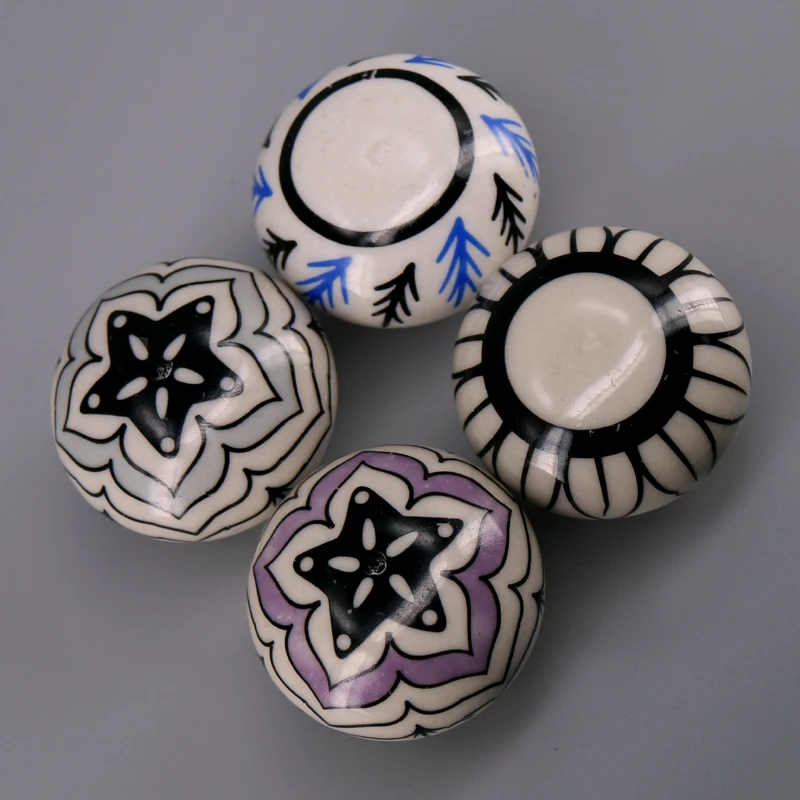 1 قطع الأطفال روم السيراميك مقابض خزانة الكلاسيكية درج التأثيرات دولاب باب خزانة ملابس مقبض سحب الأثاث الفن المقابض