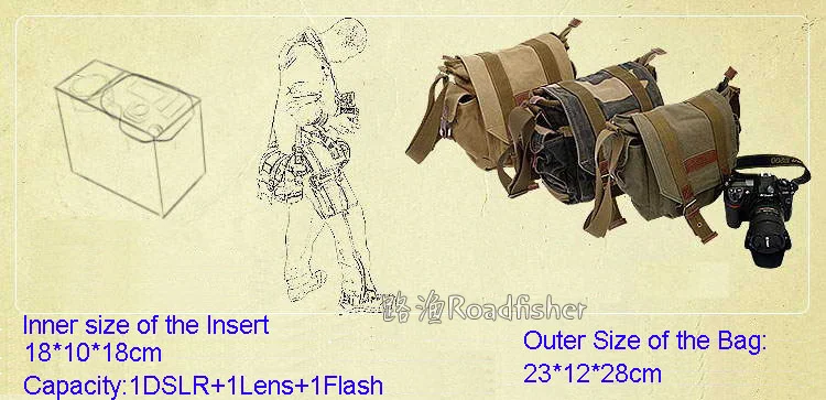 F1004 Camera Shoulder Bag -1