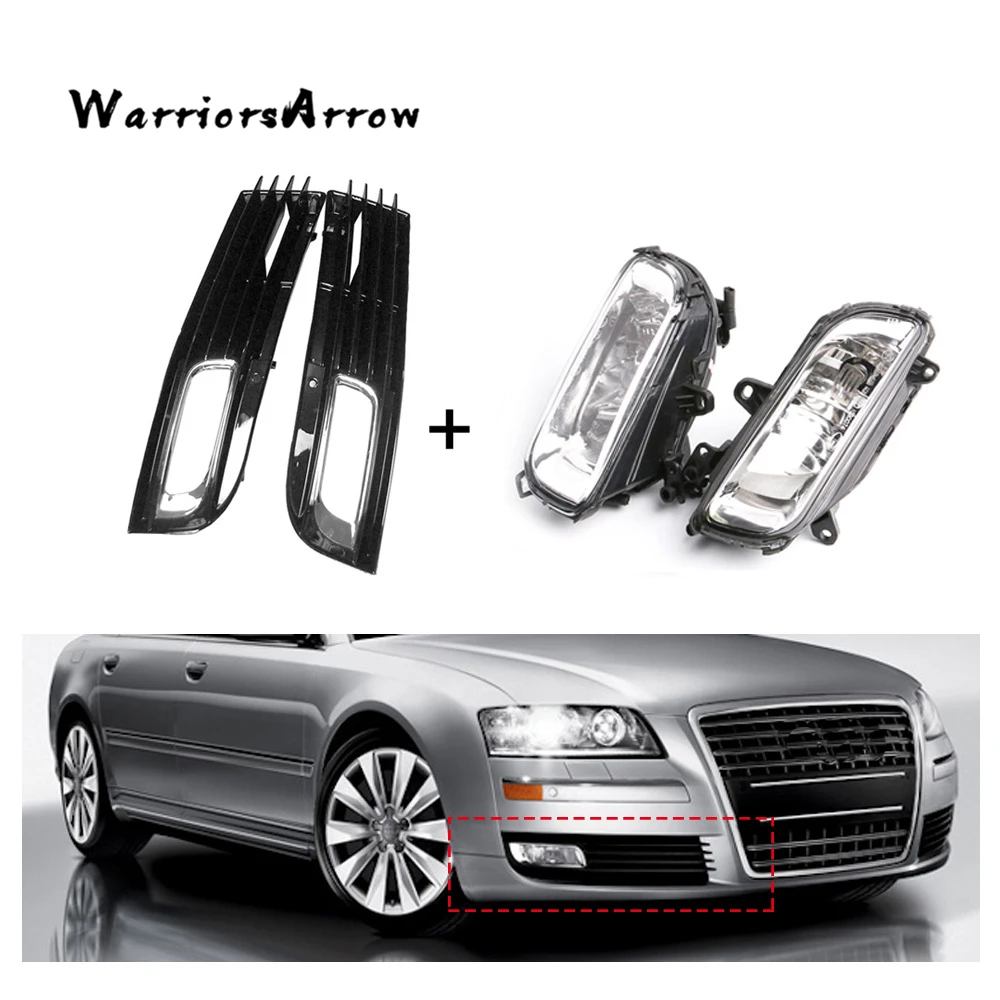 x4 Set Halogen Fog Lights Front Bumper 