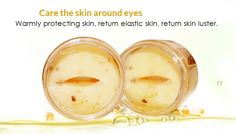 Cheap gold osmanthus eye mask