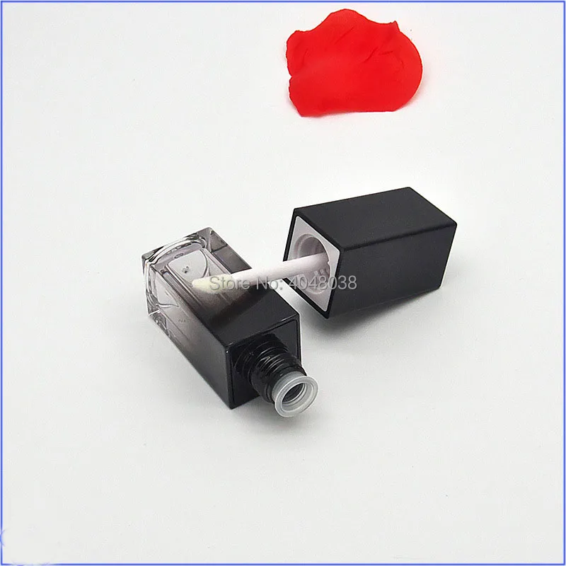 30 pcs Square Lip Balm Tube Empty Lipgloss Container Gradient Black 5 ML Mini Makeup Tools Lip Gloss Tube Rouge Lipstick Case (2)