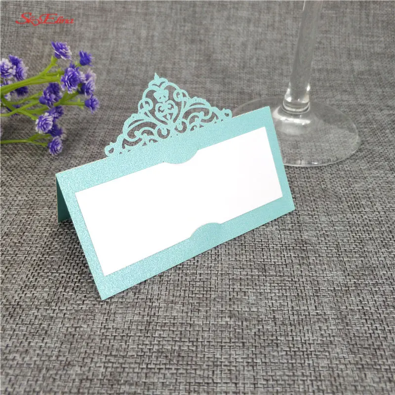 100 Pcs Laser Cut  Place Escort Card Name Place Seat Card Wedding Supplies Table Cards For Party Table Decoration 5zSH87 (128)