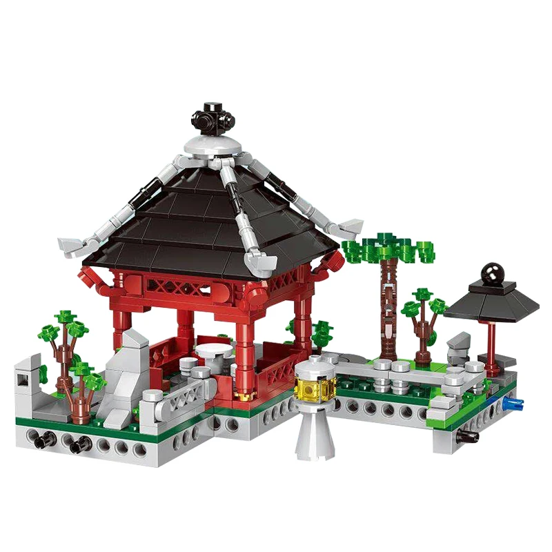 

XingBao 01110 New Toys Building Series The 6 in 1 Chinese Suzhou Garden Model Set Building Blocks Bricks Toys For Kids Gifts