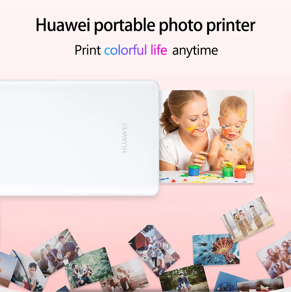 Original Huawei Zink Portable Photo Printer Honor Mini Pocket Printer Bluetooth 4.1 Support DIY Share 500mAh AR Printer 300dpi (10)