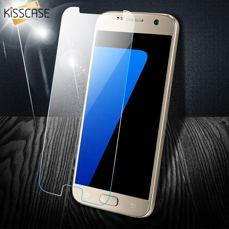 KISSCASE 9H закаленное стекло для Samsung Galaxy S5 S6 S7 Edge Plus S8 Защита экрана S3 S4 Защитная