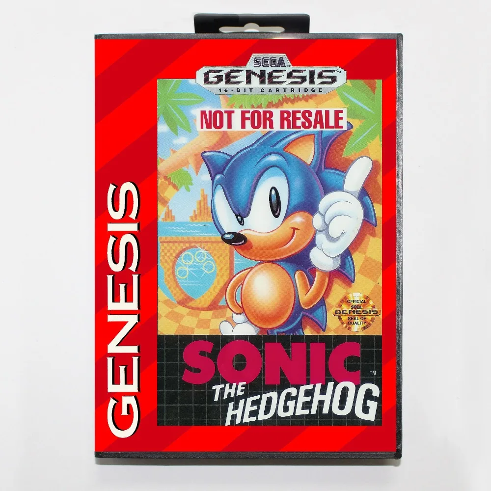 Звуковая Классика (aka Sonic зубная щётка подборка) игровой картридж 16 бит MD