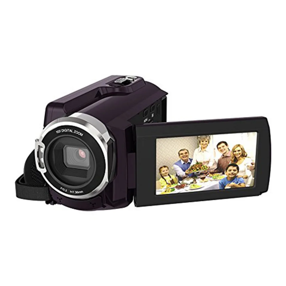 New 4K Camcorder Video Camera Camcorders Ultra HD Digital Cameras and Video Recorder with Wifi/Infrared Touchscreen Angle Lens