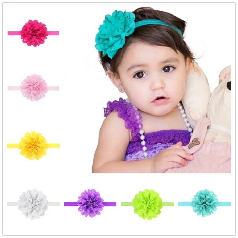 1 шт. детская эластичная повязка на голову с цветочным принтом|flowers for hair|headband