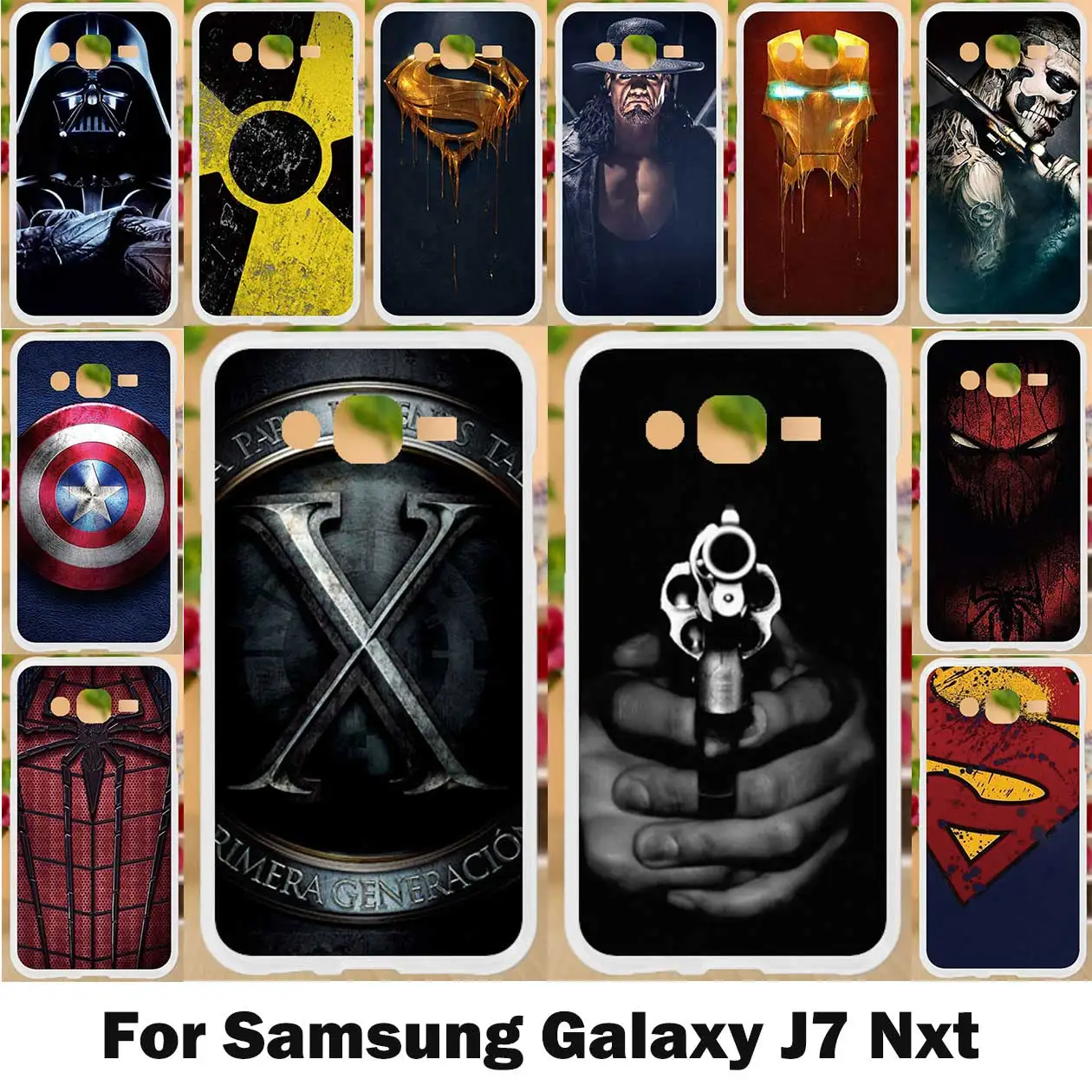 

AKABEILA DIY Soft TPU Cases For Samsung J7 Neo Case Silicone Coque Funda For Samsung J7 Core Cover J701F/DS J701M Superman Bags