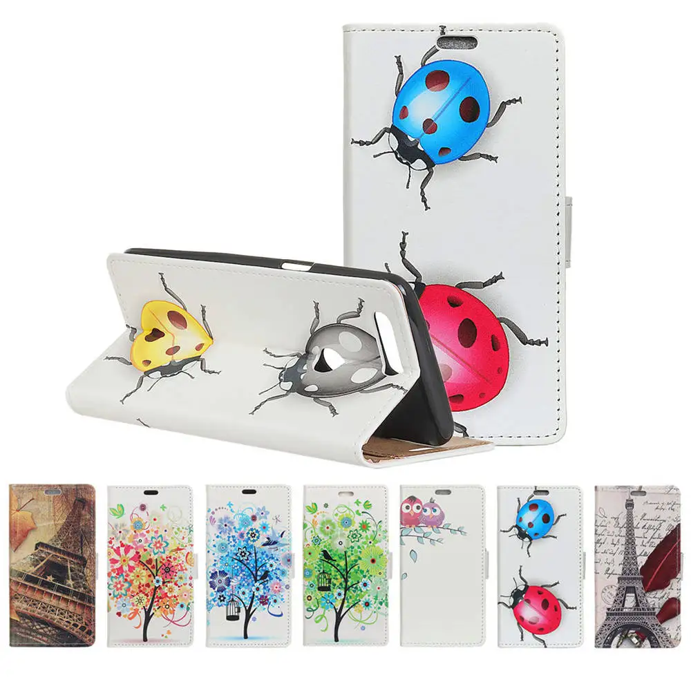 Flip Patterned Leather Wallet Case for Huawei P Smart Enjoy 7S Housse Coque FIG-LX1 LX2 LX3 LA1 AL10 Capa With Stand Cuero Cover | Мобильные