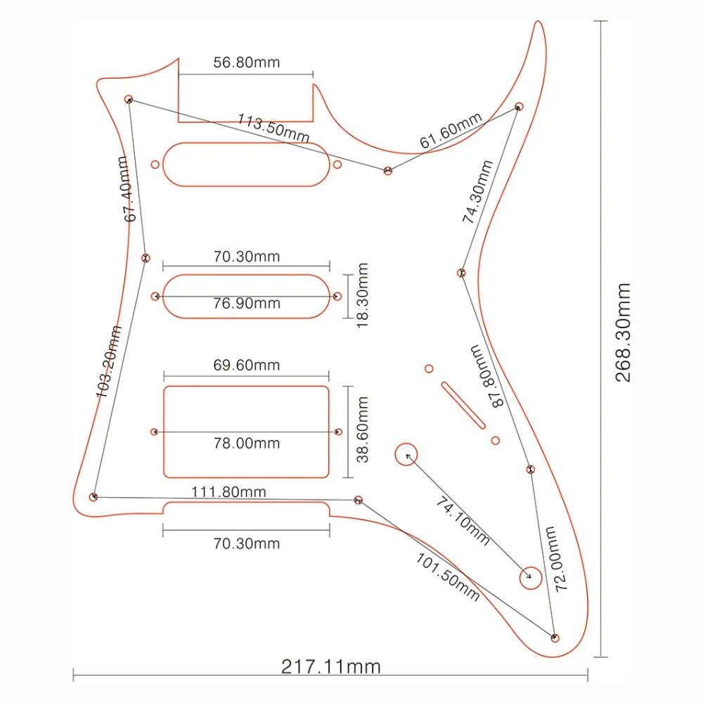 GRX40 pickguard