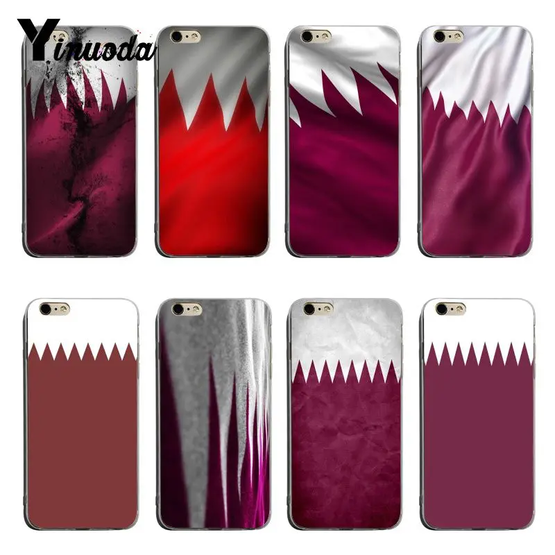 Yinuoda Qatar Flag soft tpu phone case cover For iPhone 8